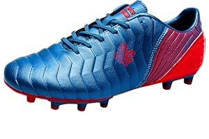 SAEKEKE Scarpe da Calcio FG/AG Bambino e Ragazzi TF Scarpe da Allenamento Uomo Outdoor&Indoor Scarpe da Calcetto Unisex Bambini