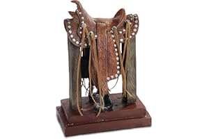 Impexit Figur Western Sattel auf Steigbügel, 24/17,5/10 cm