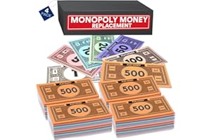 OREVEN Monopoly Money Play Currency (4 Mono)