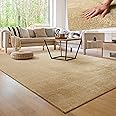 Paco Home Living Room Rug Fluffy Washable in Short Pile Soft, Size:120x170 cm, Colour:Beige