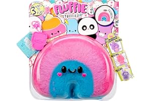 Fluffie Stuffiez Small Collectible Plush - RAINBOW - Suprise Reveal Unboxing with ASMR Fidget DIY Fur Pulling, Ultrasoft Fluff - Great for Kids Ages 4+
