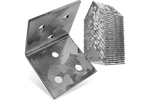 INNONEXXT Premium Staffe Angolari | 25 pezzi, 40x40x40x2mm | Connettore angolare, staffetta angolare, Angolo a L, angolari metallo per legno, squadrette angolari, angolare ferro | acciaio inossidabile