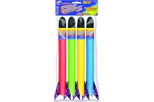 Geospace Pump Rocket REPLACEMENT ROCKETS 4-pack refills for Junior Sized Original Jump Rocket Set, Jump Rocket Dueling Rocket Set, Jump Rocket Deluxe Set & Pump Rocket Jr Battle Pack & Single Set