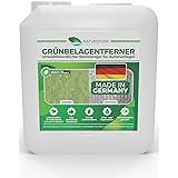 Natureflow Grünbelagentferner für die effektive Entfernung von Moos - Ungiftiger und Umweltfreundlicher Steinreiniger für Auß