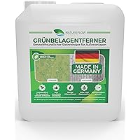 Natureflow Grünbelagentferner für die effektive Entfernung von Moos - Ungiftiger und Umweltfreundlicher Steinreiniger…