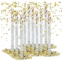 Nico Feuerwerk Konfetti-Shooter 6er Pack Gold - Party-Popper Für Hochzeit & Geburtstag