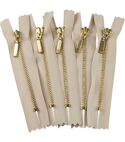Reißverschluss-Set – 2 Stück, 35cm, Nylon Mit Metallzähnen (#3)