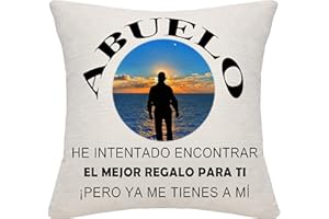 Bommex Regalo para el Abuelo He Intentado Encontrar Funda de cojín Divertida Abuelo Cumpleaños Día del Padre (Abuelo)