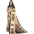 Yashika women's art silk kalamkari and bhagalpuri style saree with blouse piece (Multi-Color_Free_Size) SDPL-KATHAK