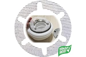 HäkchenRein Haarsieb Haarfänger für Moderne Duschen | 30 Stück | Durchmesser 10 cm | Viega, AlcaPlast, UVM.