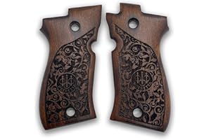 ZIB GRIPS MANOPOLE ZIB Impugnatura a pistola Beretta F 81 realizzata a mano in legno di noce Ars.03