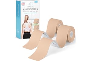 Health Press® Taśma kinezjologiczna – 2 rolki taśmy kinezjologicznej do kolorów skóry + kolory skóry (5 cm x 5 m) taśma kinezjologiczna – profesjonalna taśma fizjoterapeutyczna i taśma sportowa –