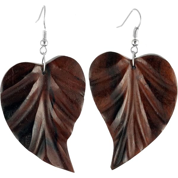 Collana Artigianale In Legno Con Ciondolo A Cuore – Realizzata A Mano, Regolabile (N283) - 2