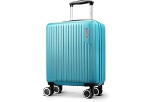 LUGG 15 Inch Vacay Lightweight Travel Cabin Bag Carry On Approved Suitcase ABS Shell Protection Water Resistant & Safe Locking System Easyjet Free Under seat Luggage (45x36x20cm)