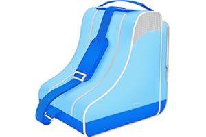 VENTCY Ice Skate Bag Adult, Unisex Roller Skate Bag, Inline Skate Bag Kid, Figure Skate Bag Woman, Quad Skate Bag Men, Bag to Carry Ice Skate for Up to Size 8.5(UK)…