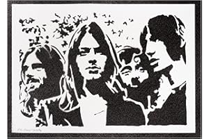 moreno-mata Autentici Graffiti Fatti a Mano Pink F... Handmade Poster Musica Quadro Moderno Soggiorno Decorazione Parete Regalo Uomo e Donna