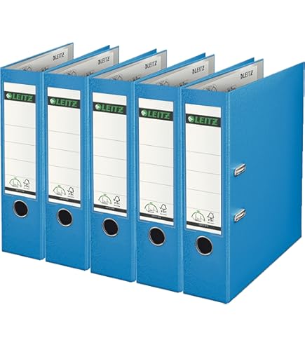 Leitz impressBIND Zachte hoezen, 10 stuks, 7,0 mm rug. a4 Blauw