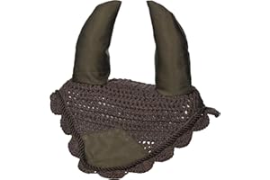 HKM SPORTS EQUIPMENT HKM - Cuffia per mosche, marrone scuro/marrone scuro