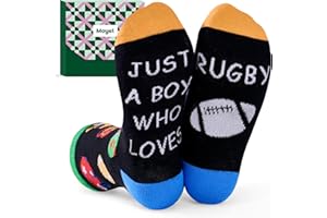Moyel Football/Rugby/Basketball Gifts for Boys Age 8-12 Funny Socks Kids Football/Rugby/Basketball Accessories for Boys Gifts for 8 9 10 11 12 Year Old Boy Birthday Present for Son Grandson Nephew
