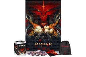 Good Loot Diablo: Lord of Terror | Puzzle 1000 elementów | Plakat i torba w zestawie | Dorośli i dzieci od 14 lat | Prezent świąteczny lub urodzinowy | Gra wideo | Dekoracja premium