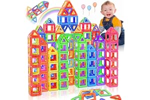 Lovchil Costruzioni Magnetiche, Blocchi Costruzioni Magnetici, Giochi Magnetici per Bambini 3 4 5 6 7 8 Anni, Montessori STEM, Scelta Regalo Perfetta per Ragazzi e Ragazze dai 3-8 Ann - 40 Pezzi