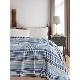 Vicuna Home Pamuklu 4 Mevsim &Ccedil;ift Kişilik Battaniye, 180x220 cm,%70 Pamuk%30 Polyester (mavi)