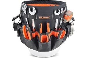WELKINLAND 5 Gallon Bucket Tool Organizer - Holder & Liner in One, Tool Bucket Bag, Organizer for Garage, Workshop, Home