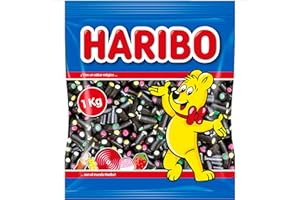 HARIBO Balla-Balla Negros, 1000 Gramos