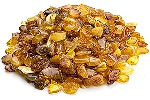 Pietre di Ambra Lucidate - Scaglie di Resina Baltica Naturale Certificata Ambar Piedra Sfusa per Creare Gioielli e Perline (senza buchi) - Amber Culture