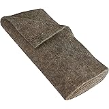 Windhager Schafwoll-Filzmatte, Kälteschutzmatte Filzabdeckung, Frostschutz für Pflanzen, 300 g/m², 2 x 0,38 m, grau, 06040
