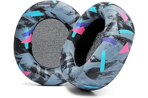 WC PadZ Nova Pro Wireless & Nova Elite - Wymienne nauszniki do słuchawek Steelseries Arctis Nova Pro Wireless i Nova Elite, wyprodukowane przez Wicked Cushions, grubsze i bardziej miękkie | 90's Black