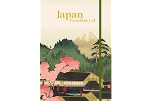 Japan Travel Journal: A5 (14.8 x 21 cm) Hardcover Travel Diary for 10 Trips with Prompts, Planning Pages and Keepsake Storage