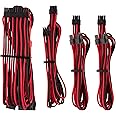 Corsair Premium Sleeved Kabel-Set (Gen 4) - rot/schwarz
