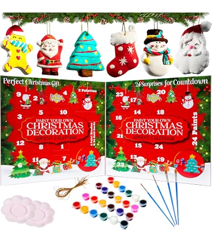 Calendrier De L'Avent Papeterie Noël 2025 - 24 Jours De Fournitures Créatives Pour Journal, Agenda, étudiants, Artistes - 4