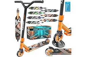 KESSER® Scooter Funscooter Stuntscooter X-Limit, conducción de 360° con cojinetes de Bolas ABEC 9, Ruedas de PU de 100 mm, Patinete Robusto, Patinete de Ciudad, Patinete de Trucos para niños y Adulto