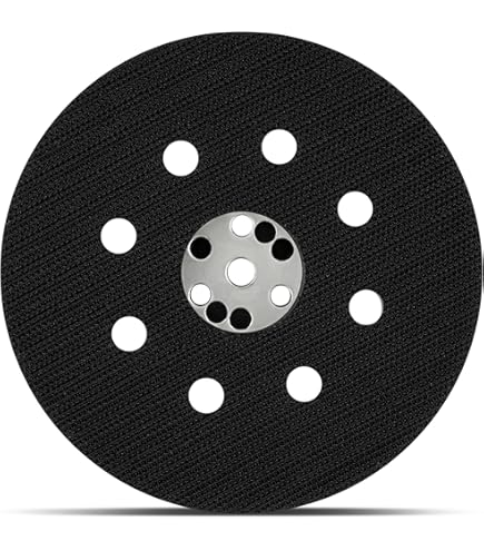 Lucywey Schuurpad reservepad voor MAKITA BO5031, M9204, BO5021, BO5041, excentrische schuurmachine, zwart Lucywey Schuurpad reservepad voor MAKITA BO5031, M9204, BO5021, BO5041, excentrische schuurmachine, zwart