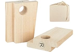 Katzenklötze Kipp-Fensterschutz für Katzen | Fallschutz ohne Bohren | verhindert das Abrutschen in den Fensterspalt (Links & Rechts, 2 Stück)