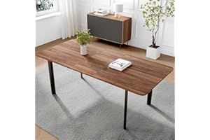 ‎JIEXI JIEXI Esstisch Mit 4-8 Stühlen Set, Essgruppe Tisch Ausziehbar, MDF-Platten Moderner, Stilvoller Esstisch Für Das Wohnzimmer 160-200cm Walnuss Tisch