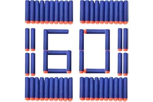 FLORAPPY NERF Compatible Foam Darts Refill – Premium Soft Bullet Replacement for NERF Guns, Durable High-Impact Design for Safe and Fun Indoor & Outdoor Battles