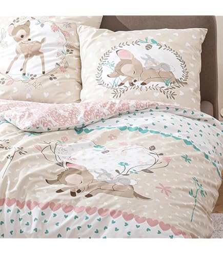 MTOnlinehandel Kinderbeddengoedset, 135 x 200 cm, 80 x 80 cm, regenboog