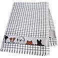 Samuel Lamont & Sons Poli-Dri Jacquard Tea Towel Grey Dogs, Size 50cm x 70cm, 100% Cotton Terry Towelling, Ultra-absorbent & Super Soft, Machine Washable, Grey, One Size