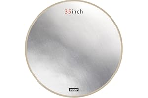 ENGPOW Fire Pit Mat for Decking Fireproof Mat Fire Pit Accessories 35 inches Round Protective Mat for,BBQ Grill,Grass,Wooden,Garden,Ground, Patio,Lawn,Backyard Home,Beach,Camping Available on Both Sides