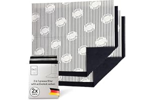 FilterBase® Aktivt kolfilter till köksfläkt | 2-pack