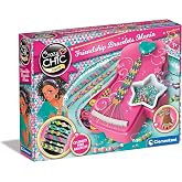 Clementoni - Crazy Chic-My Beads Lab-Kit Te, 7 yaşında oyun, &ccedil;ocuk bilekliği, yaratıcı el sanatları - İtalya'da &uuml;retilmiştir,