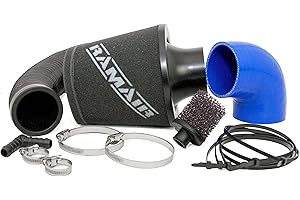 RAMAIR FILTERS Ford Fiesta ST150 Performance Induction Intake Cone Air Filter Kit Ramair Blue, black