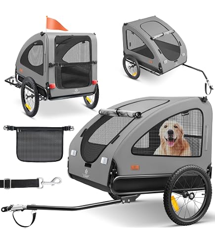 Attelage Remorque Vélo Universel Attelage Remorque Vélo - Rotule 270° - Pour Transport Enfants/Animaux Adaptateur Remorque