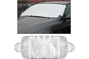 XtremeAuto® Car Windscreen Cover Universal Anti Snow Frost Ice Shield Screen Dust Windshield Protector Foam Heat Sun Shade