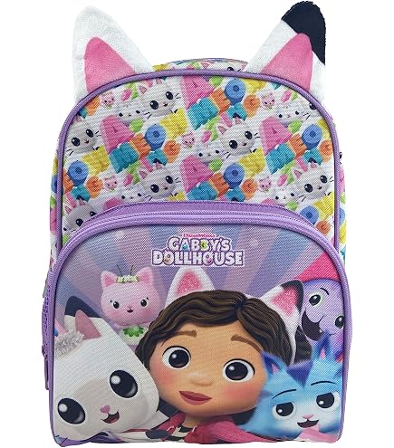 Set école Gabby's Dollhouse - Cartable 30cm + Trousse + Lunch Box - Neuf
