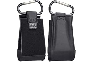 BEARTOP - Gancio per Passeggino per Borse fasciatoio e Borse della Spesa, Chiusura in Velcro Extra Resistente, Fino a 24,7 kg per Gancio, Misura Universale, 2 Pezzi