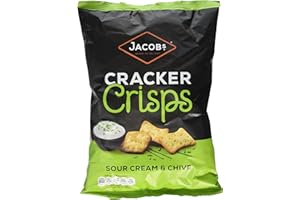 JACOB'S Cracker Crisps Sour Cream and Chive Snacks Sharing Bag 150g
